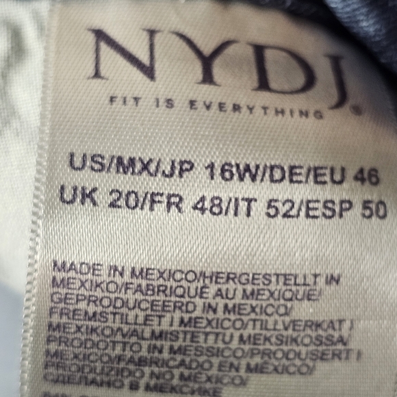 NYDJ Jeans Marilyn Straight 16W Lift x Tuck Tech Denim - Picture 8 of 12